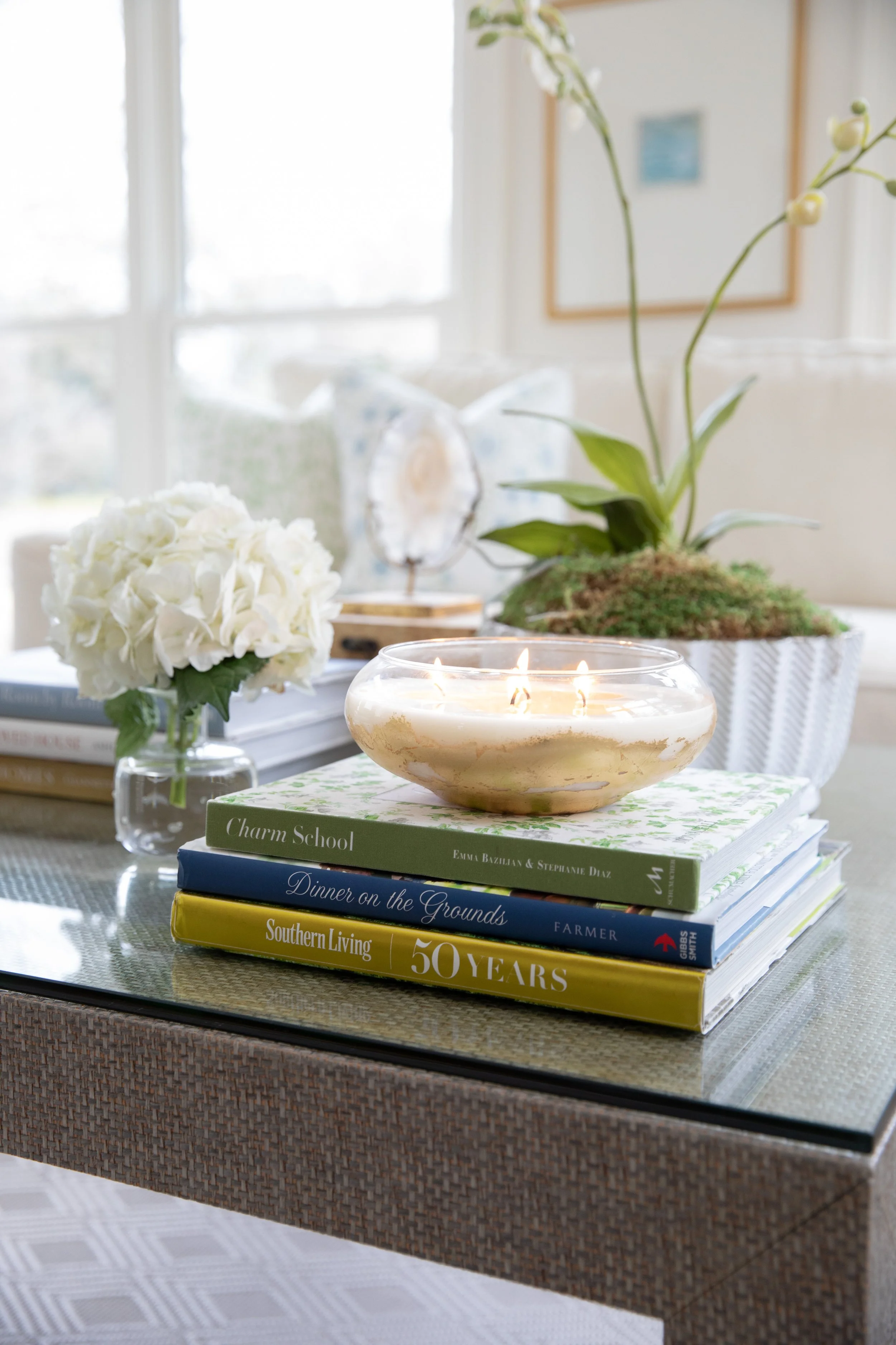 Six-Wick Gold-Leaf Bowl — Melissa Warnke Candles